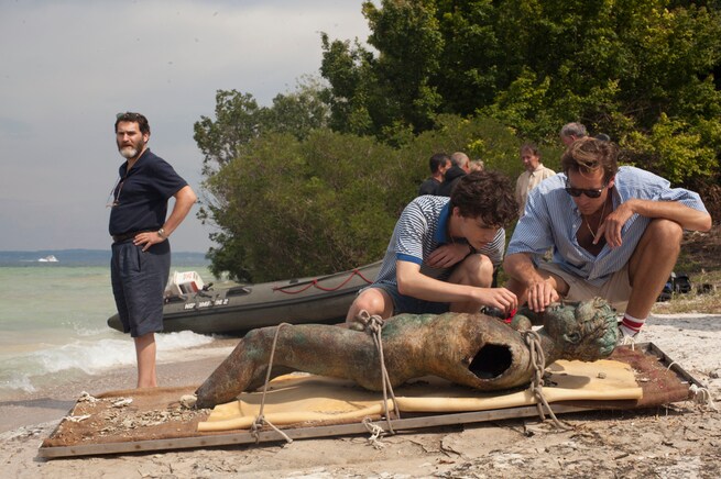 Michael Stuhlbarg, Timothée Chalamet, Armie Hammer