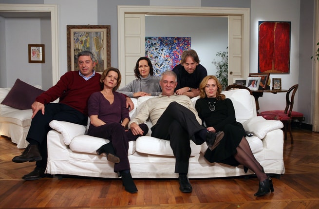 Ricky Tognazzi, Maddalena Crippa, Antonio Catania, Giulio Scarpati, Karin Giegerich