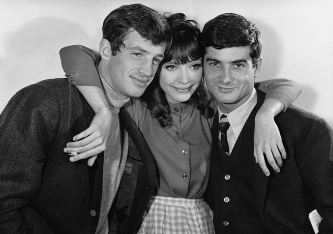 Jean-Paul Belmondo, Anna Karina, Jean-Claude Brialy