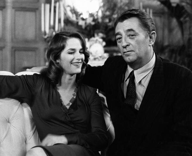 Charlotte Rampling, Robert Mitchum