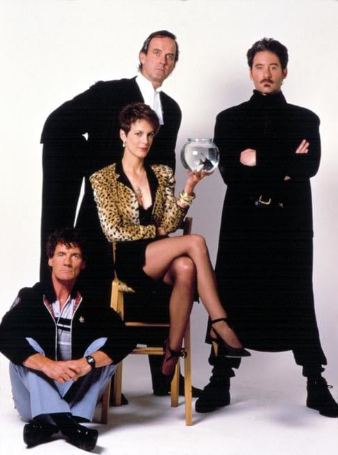 Michael Palin, John Cleese, Jamie Lee Curtis, Kevin Kline