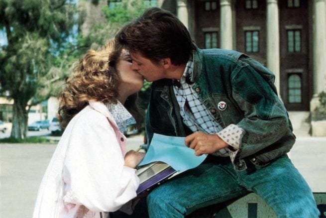 Michael J. Fox, Claudia Wells