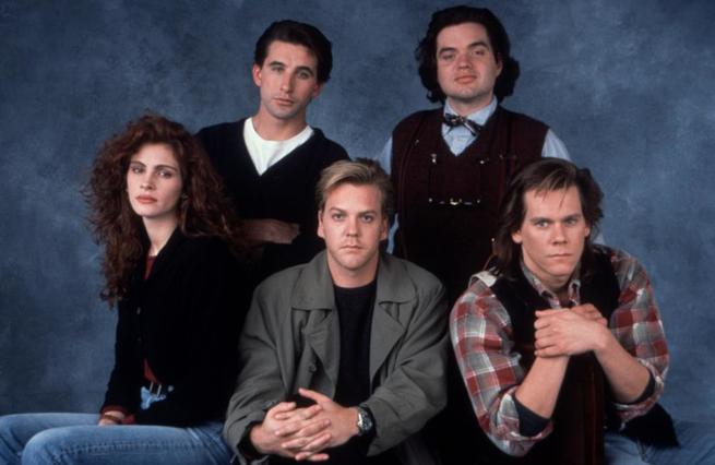 Kevin Bacon, Kiefer Sutherland, Oliver Platt, Julia Roberts, William Baldwin