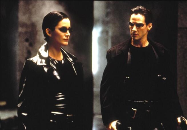 Carrie-Anne Moss, Keanu Reeves