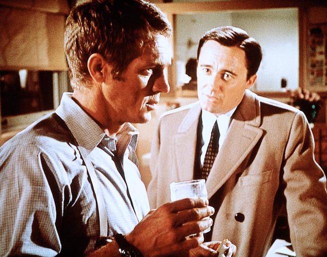 Robert Vaughn, Steve McQueen