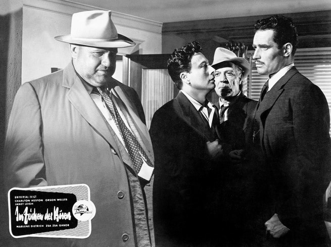 Orson Welles, Charlton Heston, Joseph Calleia