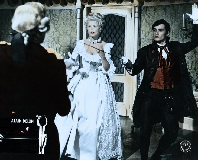 Dawn Addams, Alain Delon, Robert Manuel