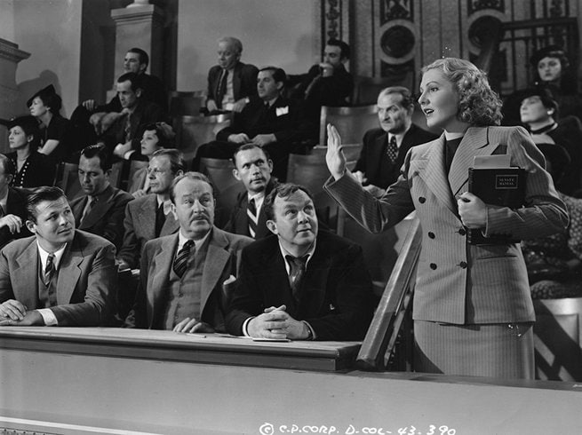 Jean Arthur, Thomas Mitchell, Jack Carson