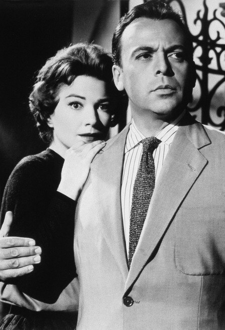 Herbert Lom, Anne Baxter