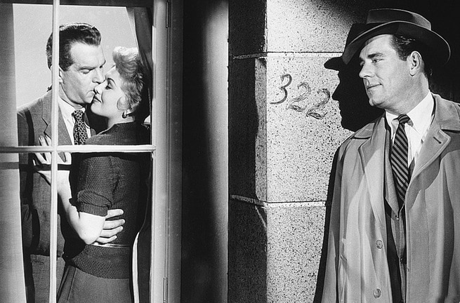Philip Carey, Kim Novak, Fred MacMurray