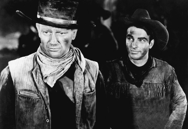 Montgomery Clift, John Wayne