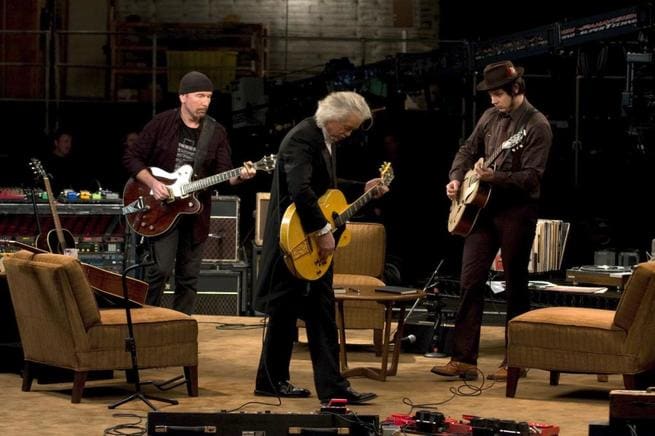 The Edge, Jack White, Jimmy Page