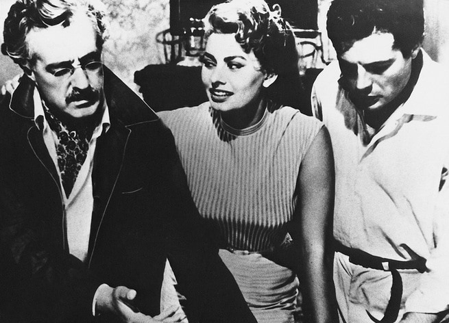 Vittorio De Sica, Sophia Loren, Marcello Mastroianni
