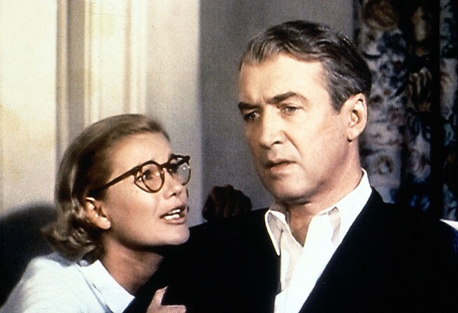 Barbara Bel Geddes, James Stewart