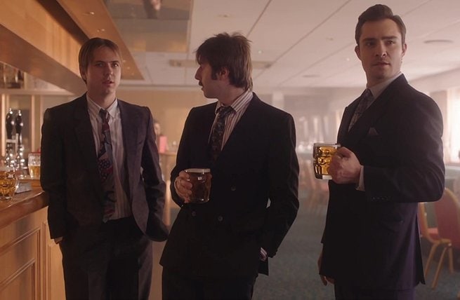 Ed Westwick, Joe Thomas, James Buckley