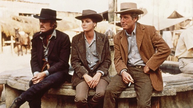 Robert Redford, Paul Newman, Katharine Ross