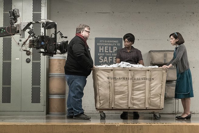 Guillermo Del Toro, Sally Hawkins, Octavia Spencer