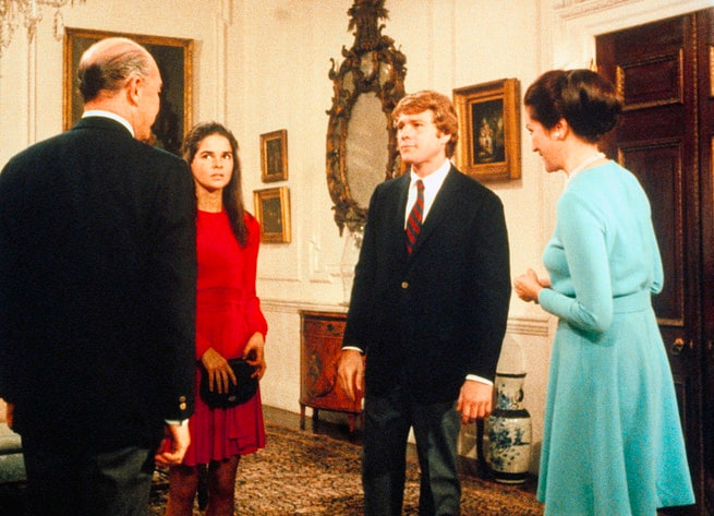 Ali MacGraw, Ryan O'Neal, Ray Milland