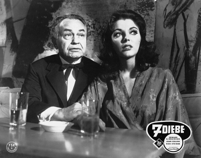 Edward G. Robinson, Joan Collins