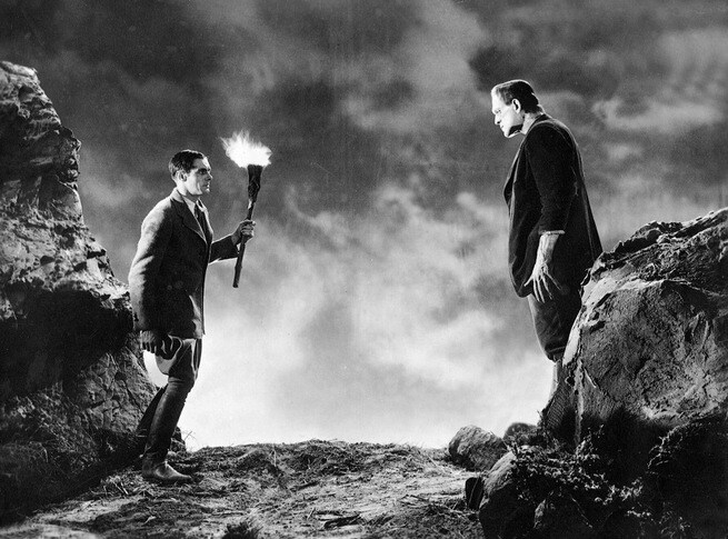 Boris Karloff, Colin Clive