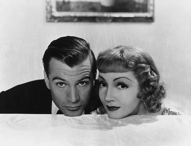 Gary Cooper, Claudette Colbert