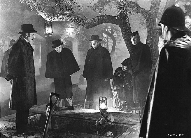 Peter Lorre, Sidney Greenstreet, George Coulouris
