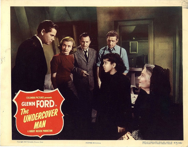 Glenn Ford, Nina Foch, Barry Kelley, James Whitmore
