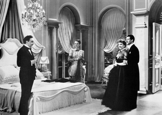 Don Ameche, Claudette Colbert, John Barrymore, Mary Astor