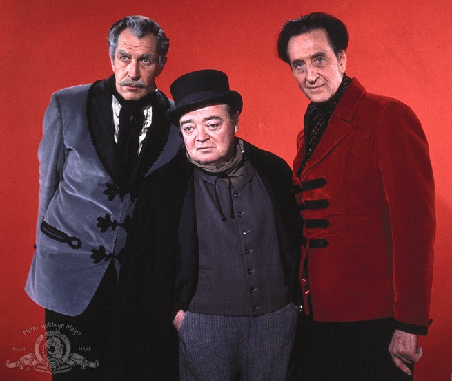 Basil Rathbone, Vincent Price, Peter Lorre