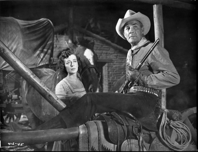 Gail Russell, Randolph Scott