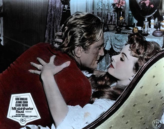 Kirk Douglas, Jeanne Crain