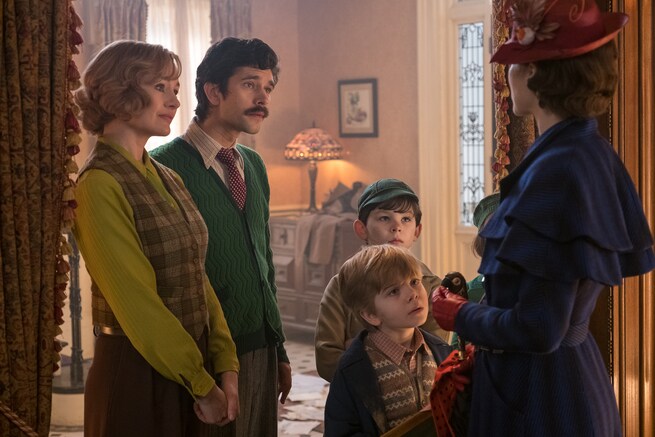 Ben Whishaw, Emily Mortimer, Emily Blunt, Joel Dawson, Nathanael Saleh