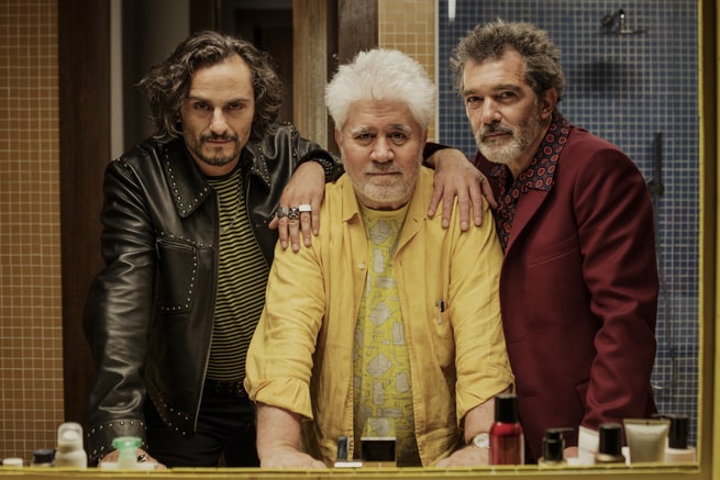 Asier Etxeandia, Pedro Almodóvar, Antonio Banderas