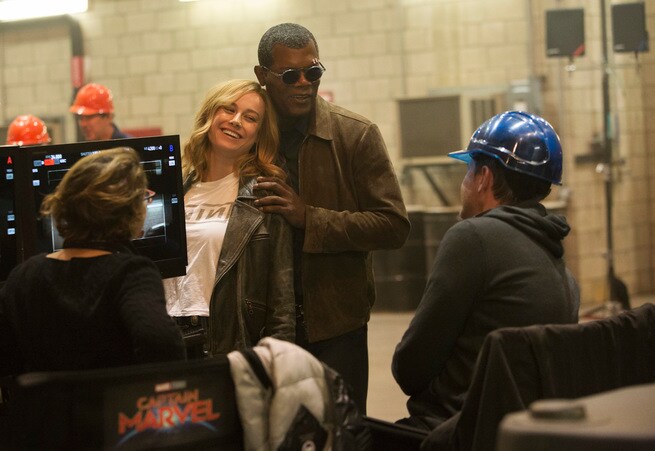 Brie Larson, Samuel L. Jackson