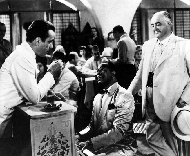 Humphrey Bogart, Dooley Wilson, Sydney Greenstreet