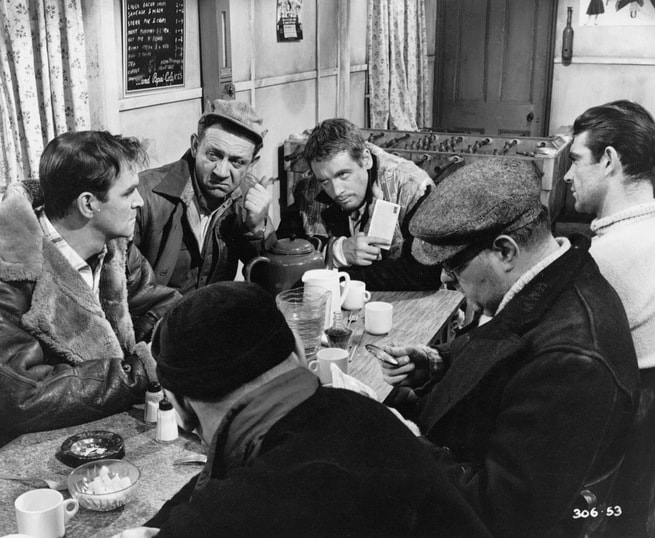 Patrick McGoohan, Sean Connery, Stanley Baker, Sidney James