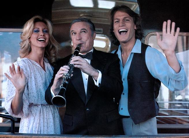Gene Kelly, Michael Beck, Olivia Newton-John