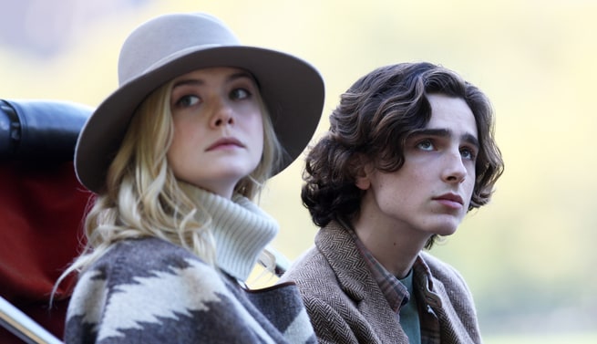 Elle Fanning, Timothée Chalamet