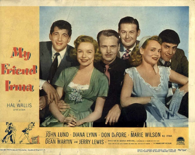 Dean Martin, Jerry Lewis, Don DeFore, Marie Wilson, Diana Lynn, John Lund
