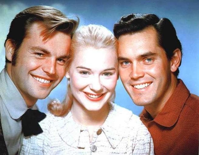 Hope Lange, Robert Wagner, Jeffrey Hunter