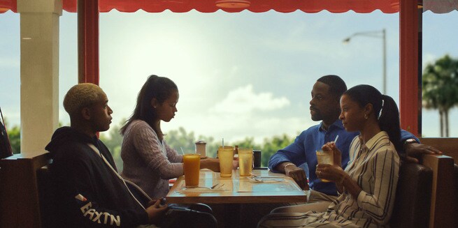 Sterling K. Brown, Taylor Russell, Kelvin Harrison Jr., Renée Elise Goldsberry