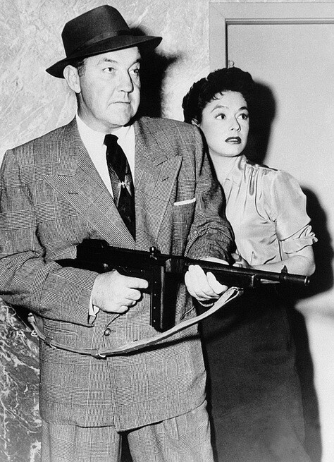 Ruth Roman, Broderick Crawford