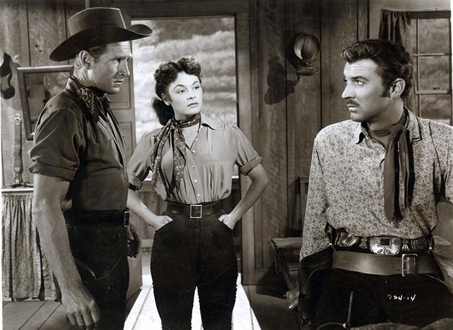 Ruth Roman, Lloyd Bridges, Zachary Scott