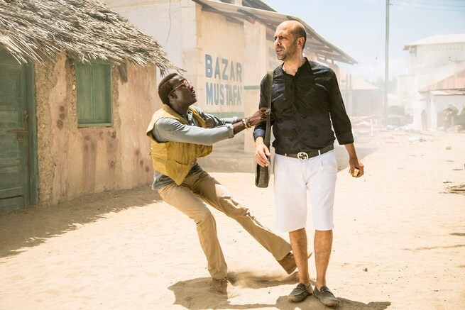 Checco Zalone, Souleymane Sylla  (Foto di Maurizio Raspante)