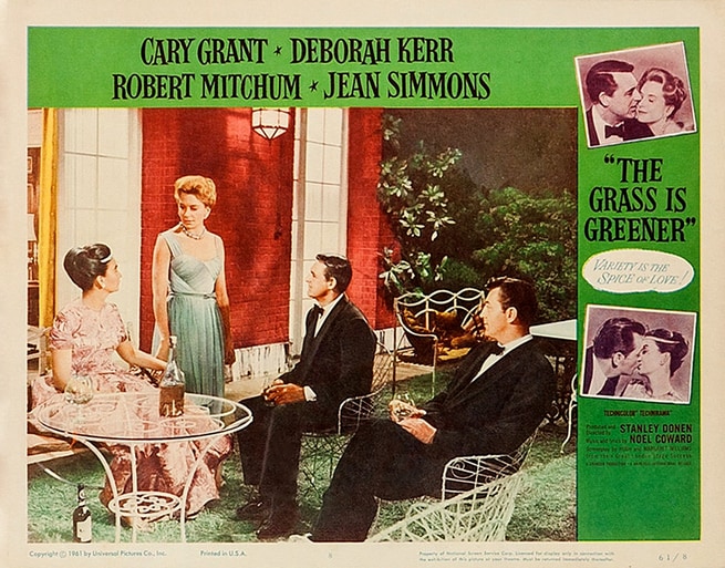 Cary Grant, Jean Simmons, Robert Mitchum, Deborah Kerr