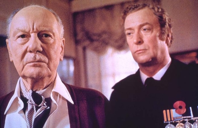 Michael Caine, John Gielgud