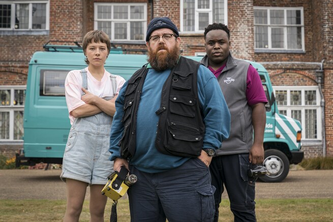 Samson Kayo, Emma D'Arcy, Nick Frost