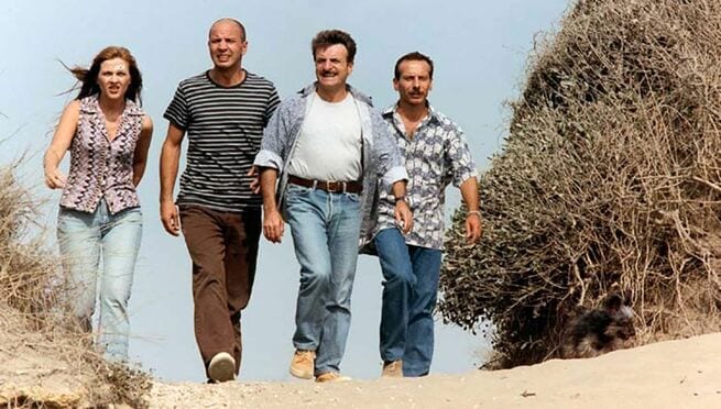 Aldo Baglio, Giovanni Storti, Giacomo Poretti, Marina Massironi