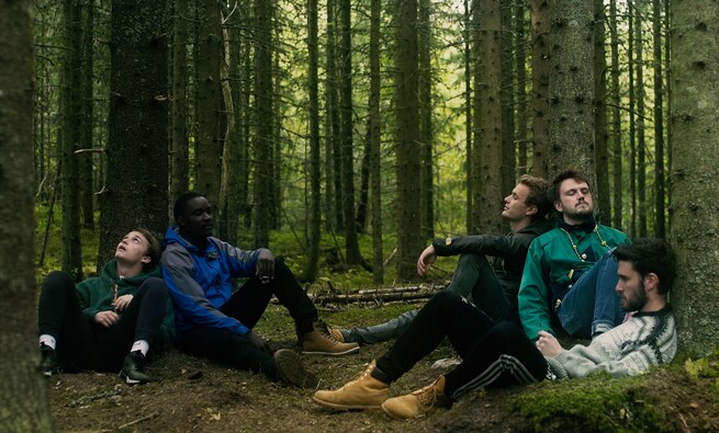 Simen Stensheim Jørgensen, Nicolai Narvesen Lied, Viljar Bøe, Nicholas Vedi, Peter Emong