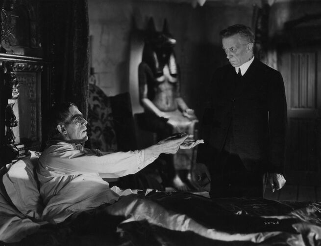 Ernest Thesiger, Boris Karloff